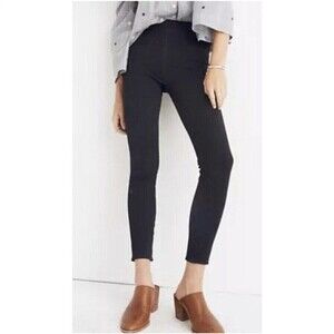 MANGO MNG Pull-On Skinny SLIM Shaping Jeans Black Size 10 Petite